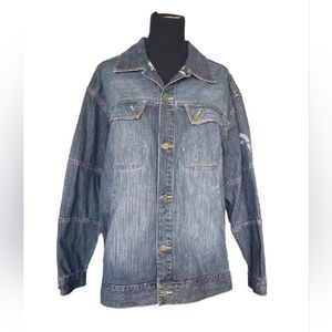 Sean John Denim Jacket Men's Sz L